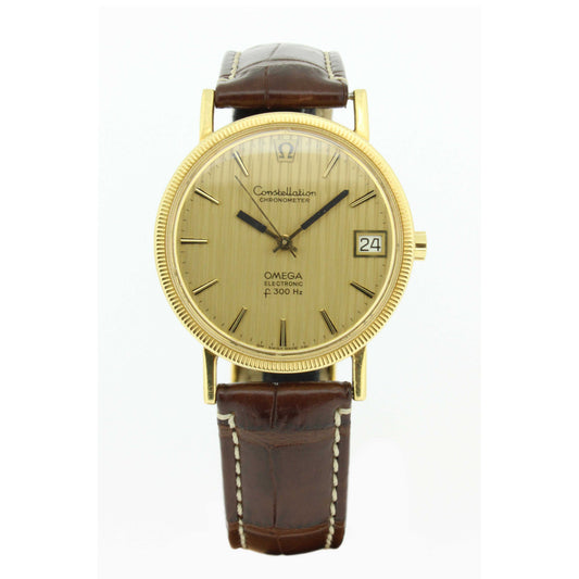 Men's Gold Constellation Electronic 300Hz