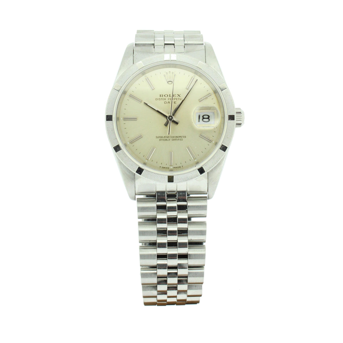 Rolex Oyster Perpetual Date 15210 34mm Stainless Steel