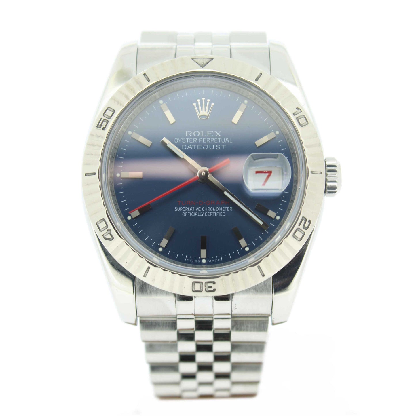 Men's Steel DateJust Turn-O-Graph 116264