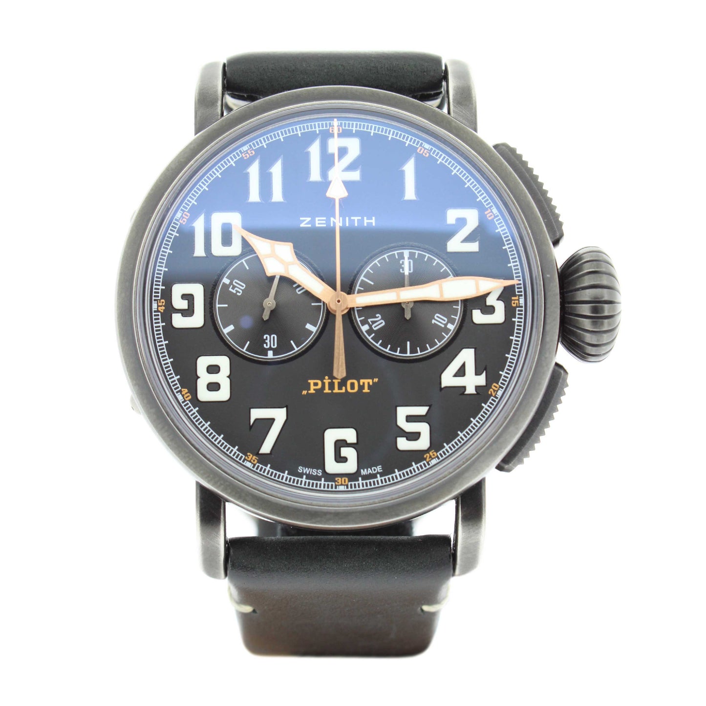 Men's Steel Pilot Ton-Up 11.2432.4069/21.C900