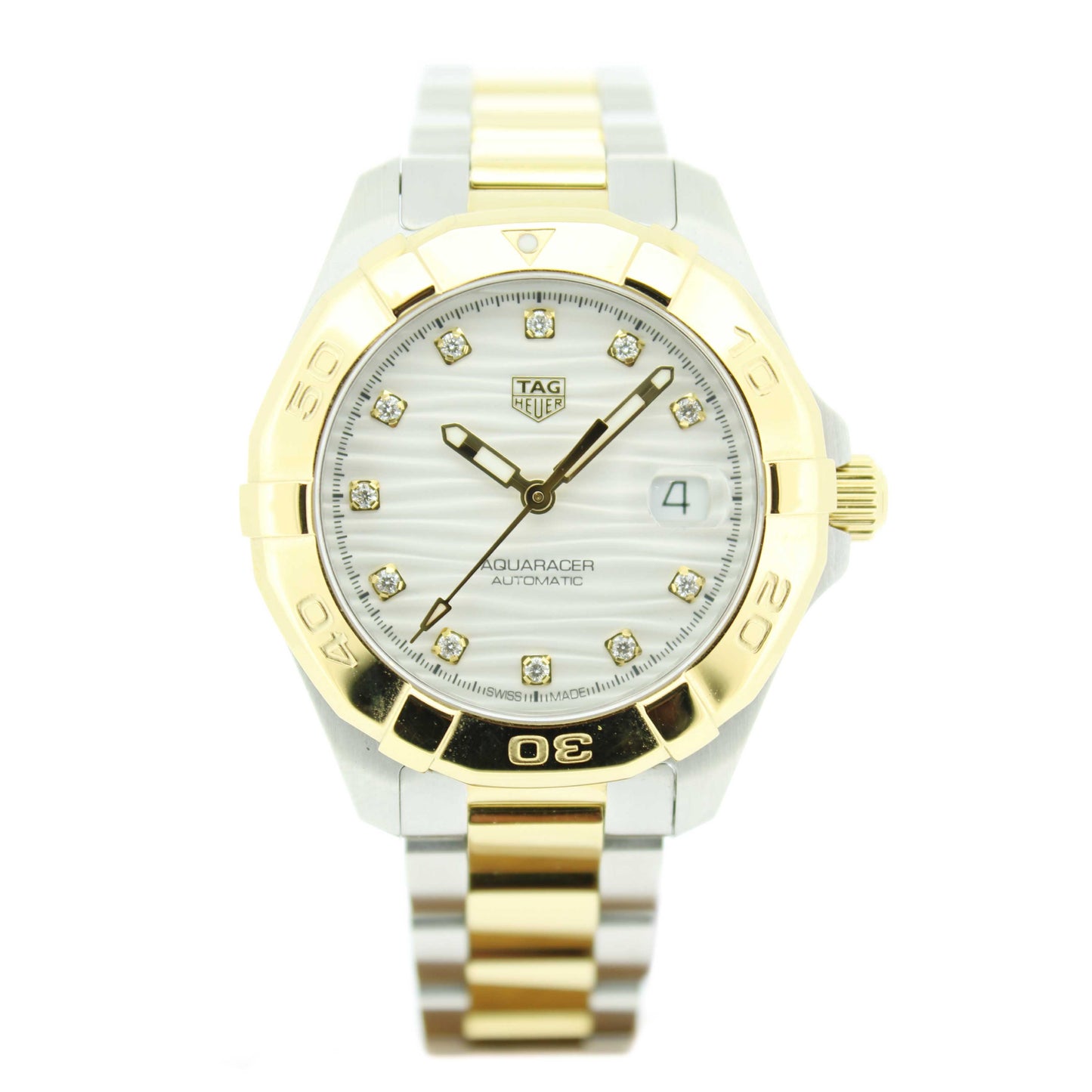Ladies Bi-Metal Aquaracer Date WBD2321BB0320