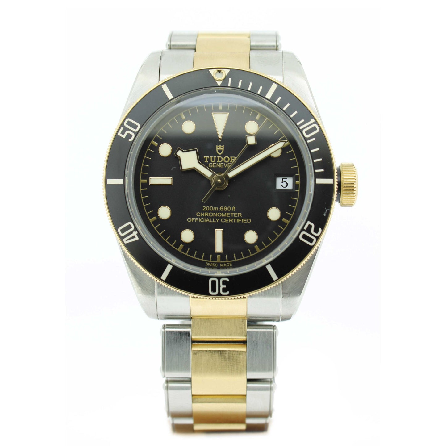 Men's Bi-Metal Black Bay S&G M79733N