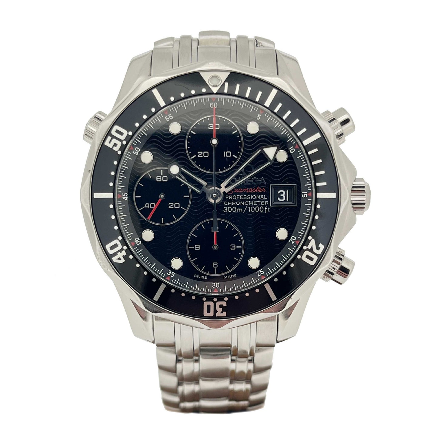 Men's Steel Seamaster Chrono 21330424001001