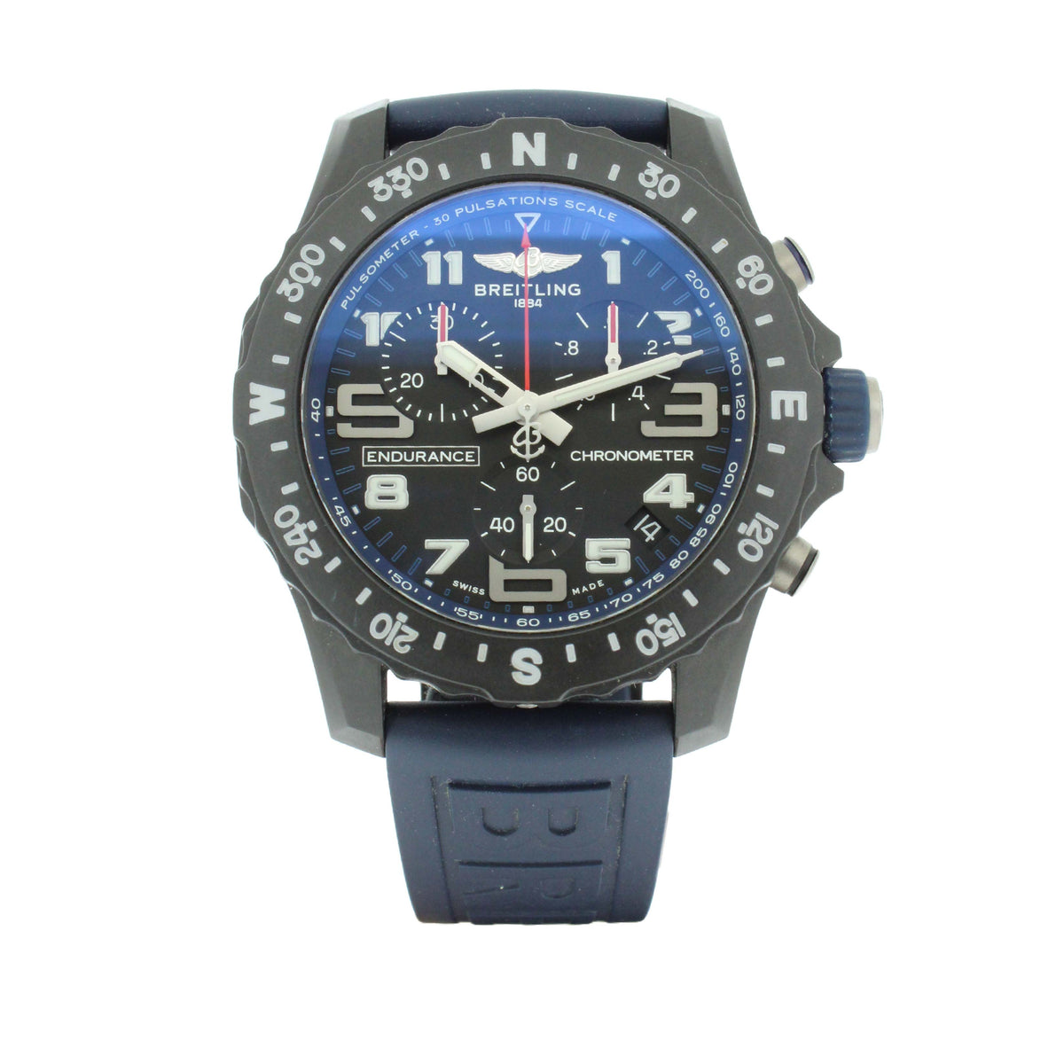 Breitling Endurance Pro X82310 44mm Carbon with Rubber Strap