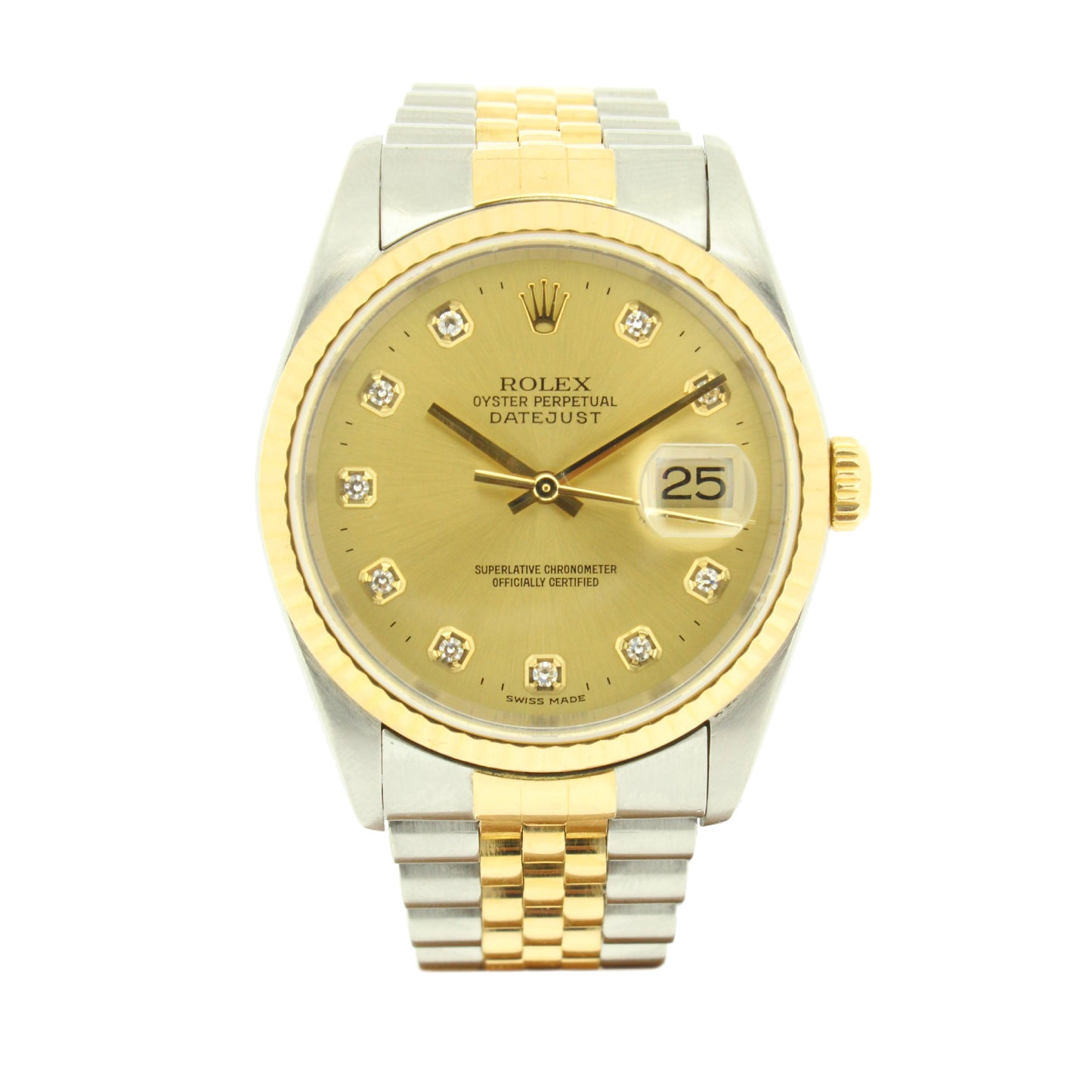 Rolex Date-Just 16233 36mm Bi-Metal