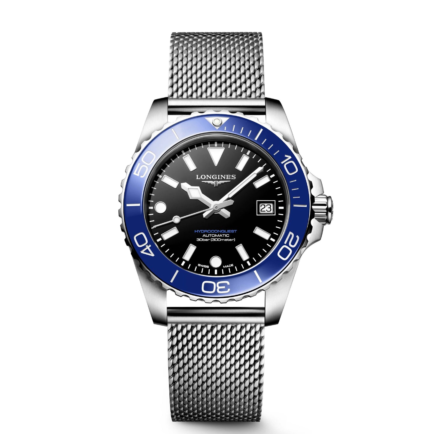 Longines HydroConquest 39mm Black/Blue