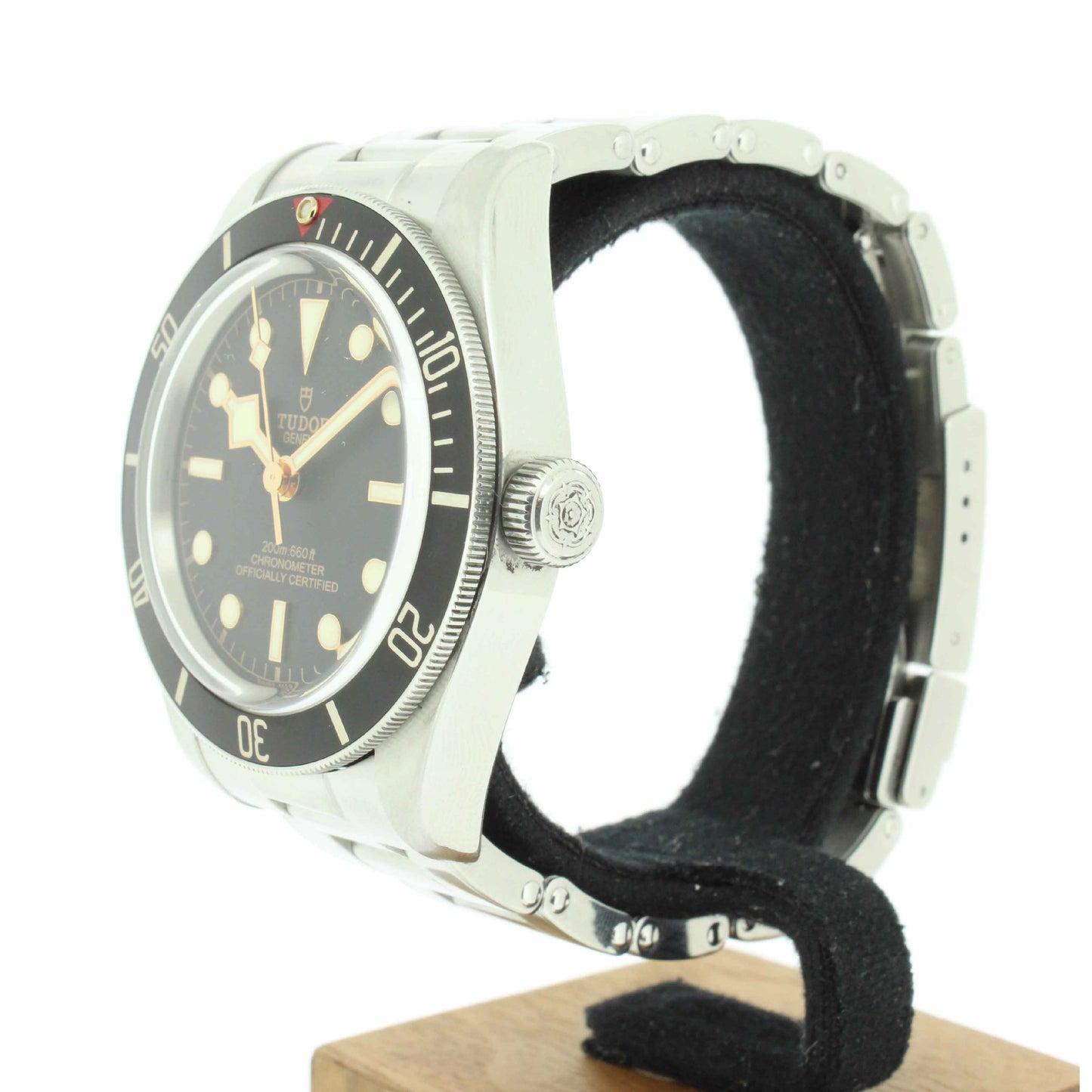 Men's Steel Black Bay 79030-N
