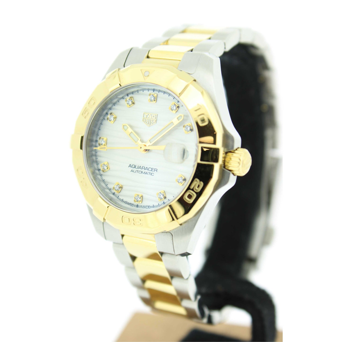 Ladies Bi-Metal Aquaracer Date WBD2321BB0320