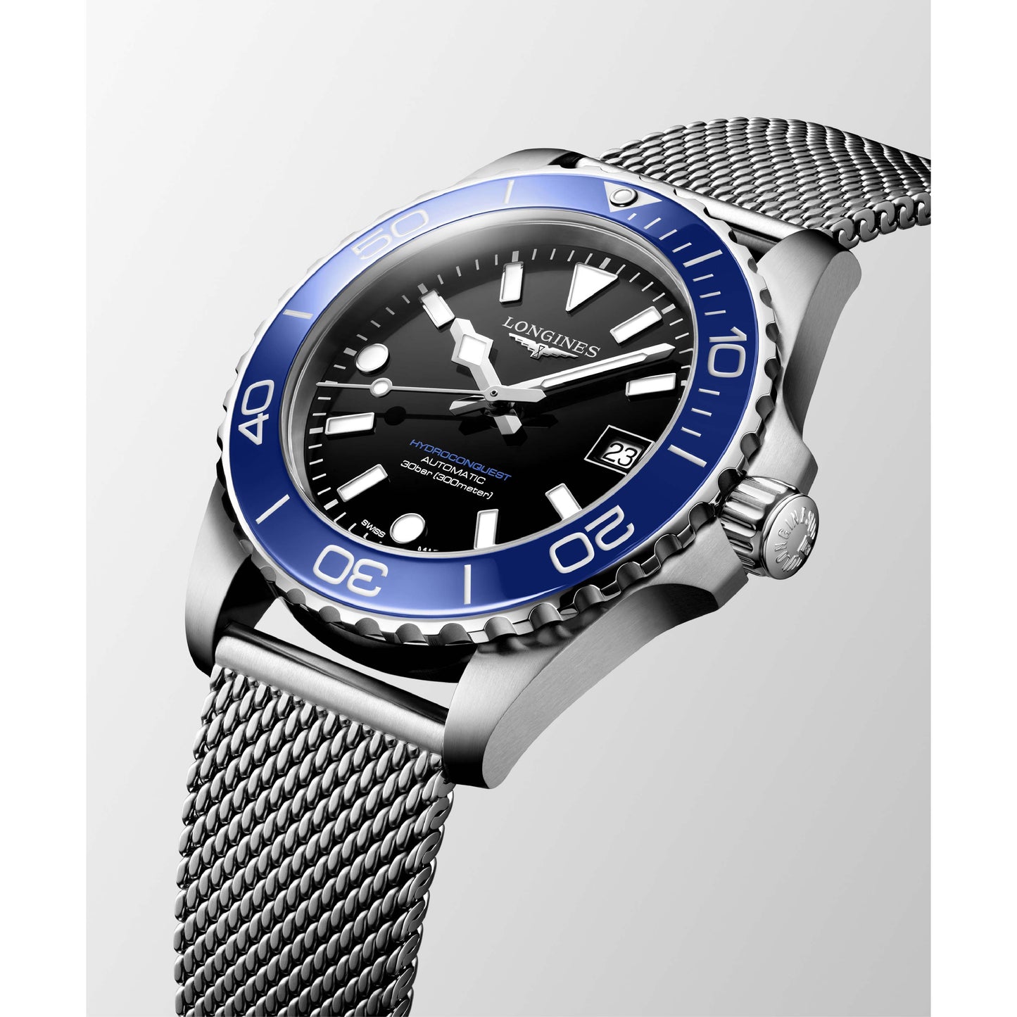 Longines HydroConquest 39mm Black/Blue