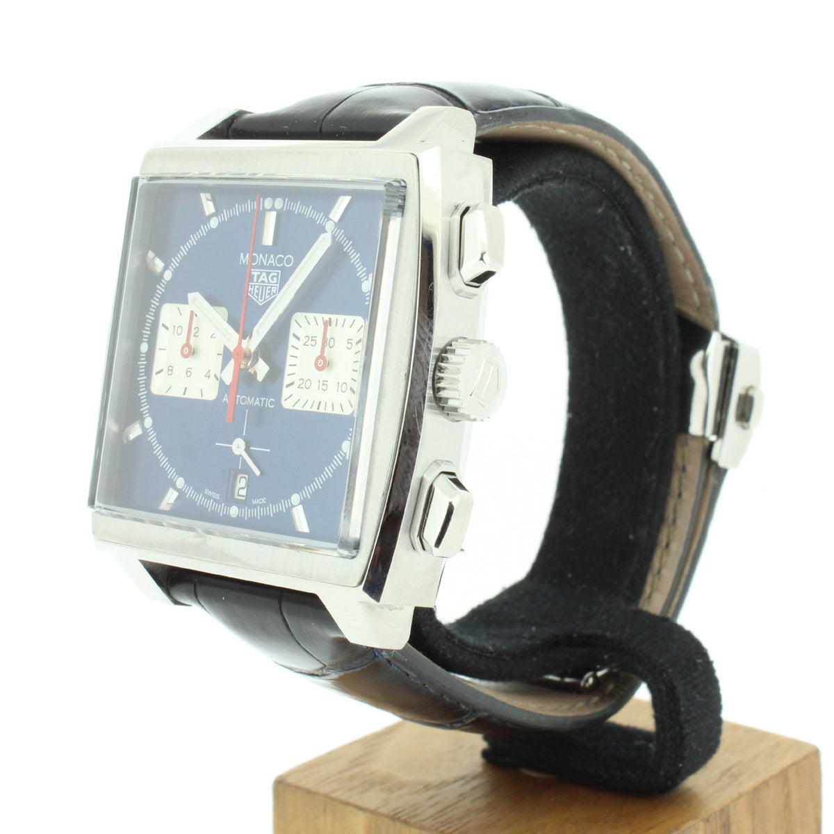 Tag Heuer Monaco CBL2111 39mm Stainless Steel with Leather Strap