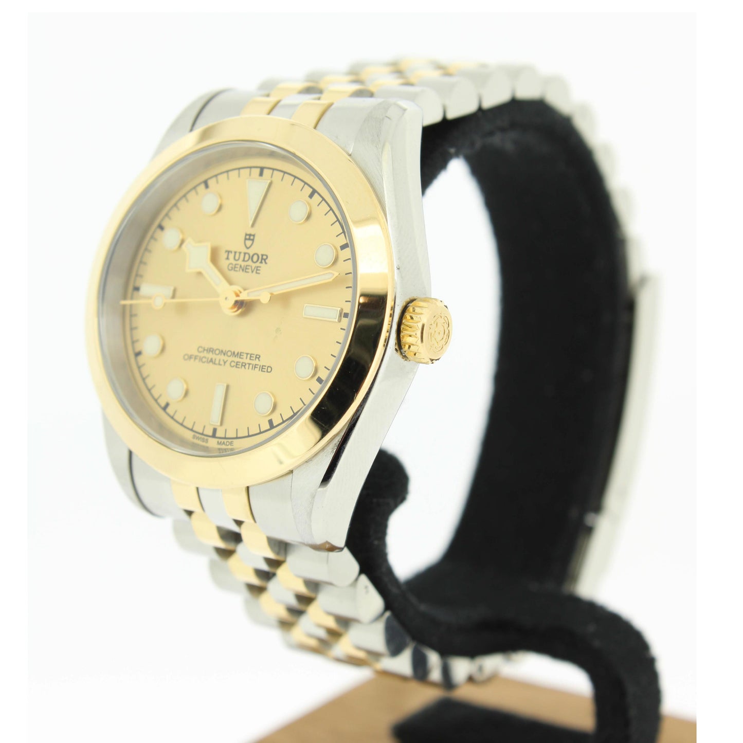 Ladies Bi-Metal Black Bay One 31 S&G M79603-0005