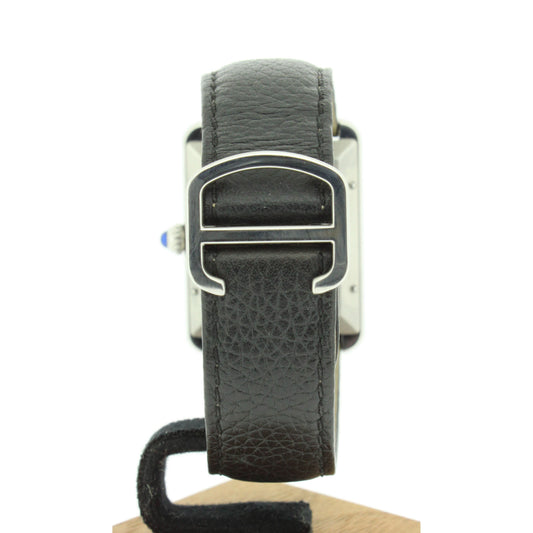 Cartier Tank Solo WSTA0029 31x40mm Stainless Steel with Leather Strap