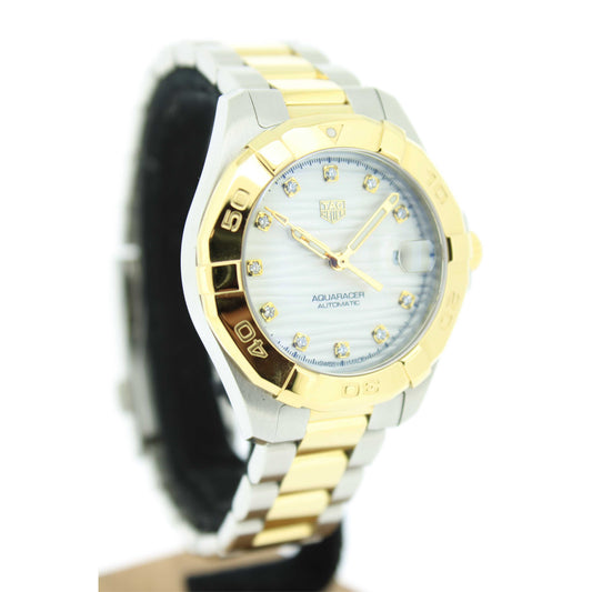 Ladies Bi-Metal Aquaracer Date WBD2321BB0320