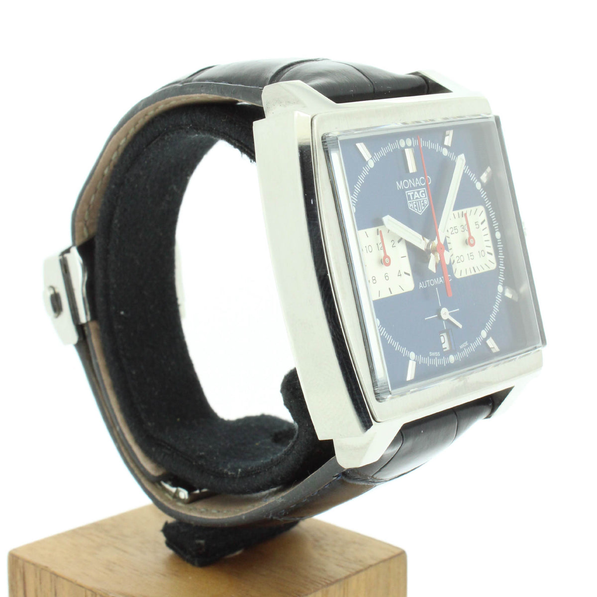 Tag Heuer Monaco CBL2111 39mm Stainless Steel with Leather Strap