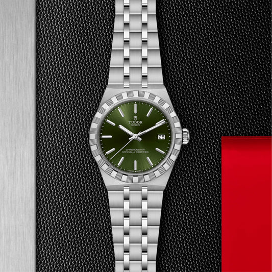 Royal 36mm Green Dial Stainless Steel Automatic Watch
