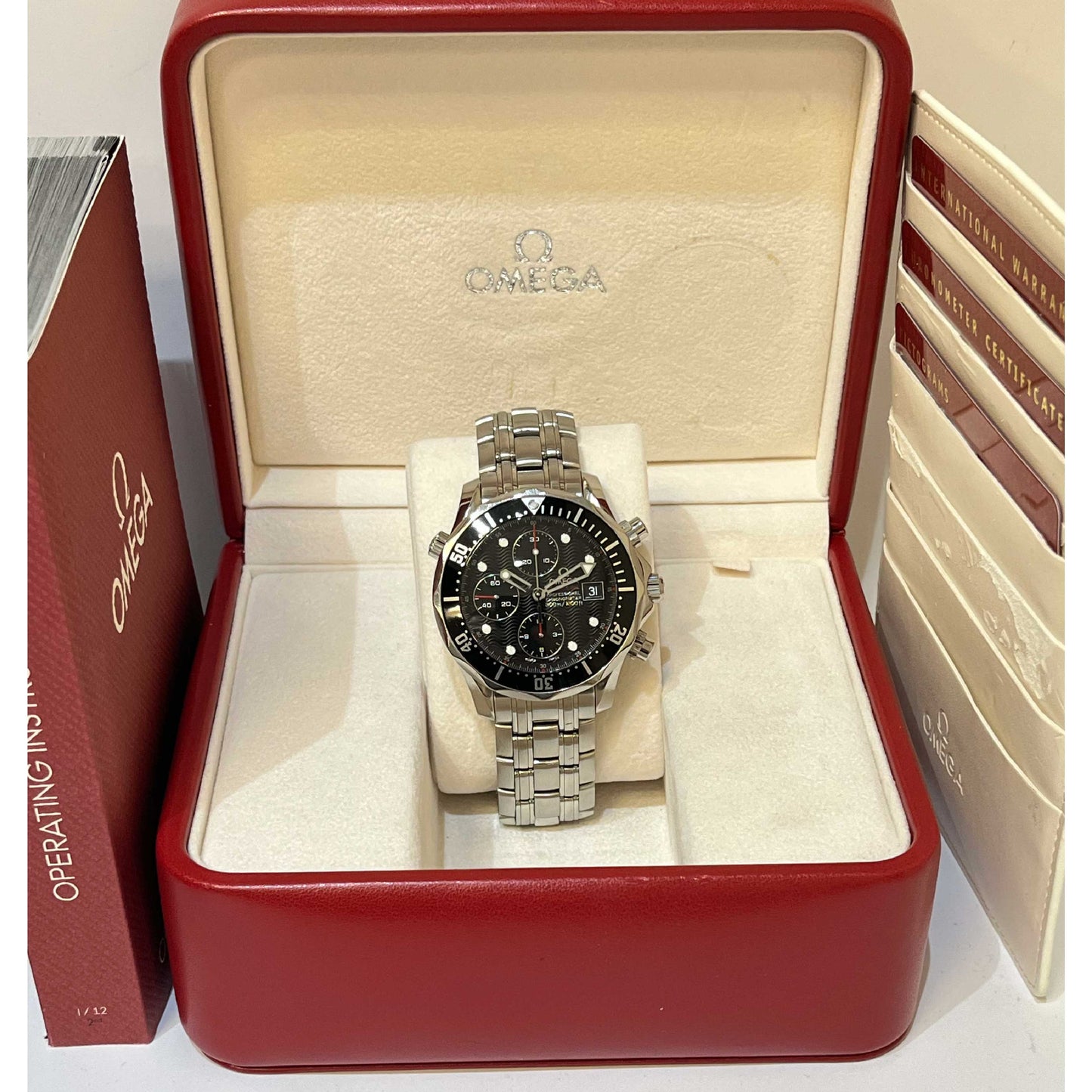 Men's Steel Seamaster Chrono 21330424001001