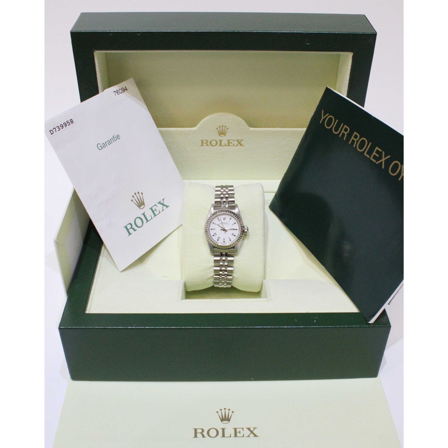 Ladies Steel Oyster Perpetual 76094