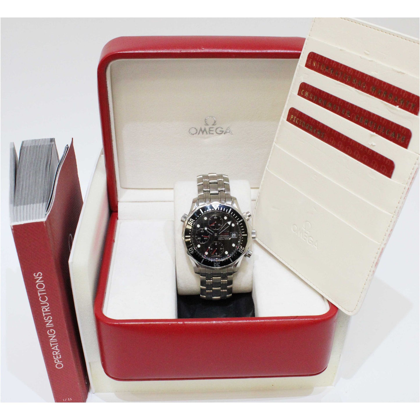 Men's Steel Seamaster Chrono 21330424001001