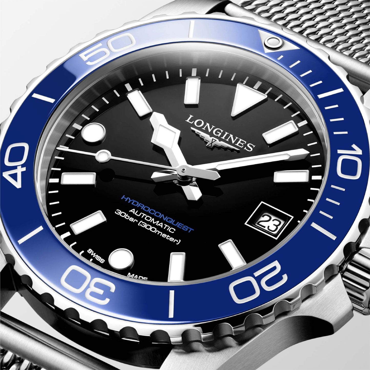 Longines HydroConquest 39mm Black/Blue