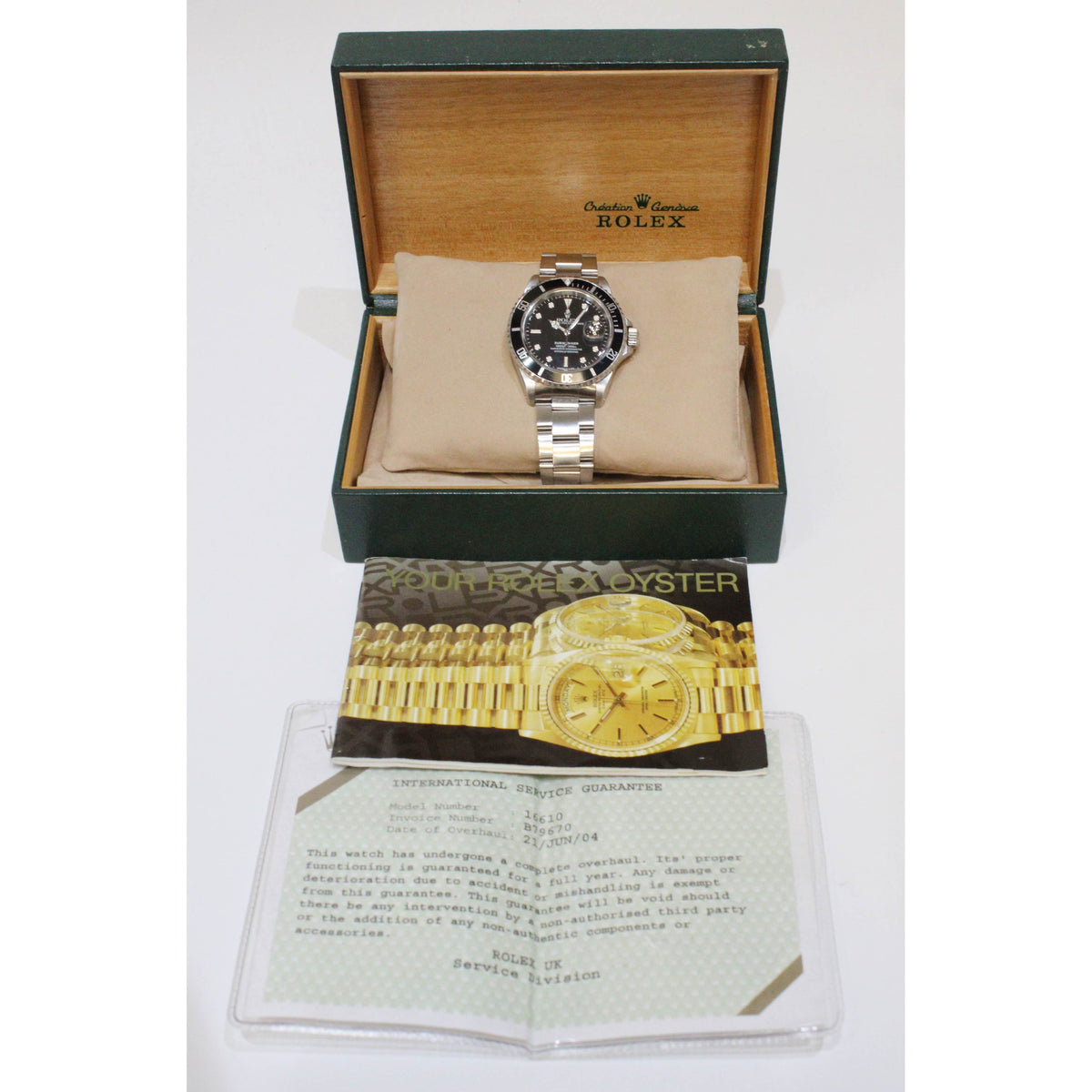 Rolex Submariner 16610 40mm Stainless Steel