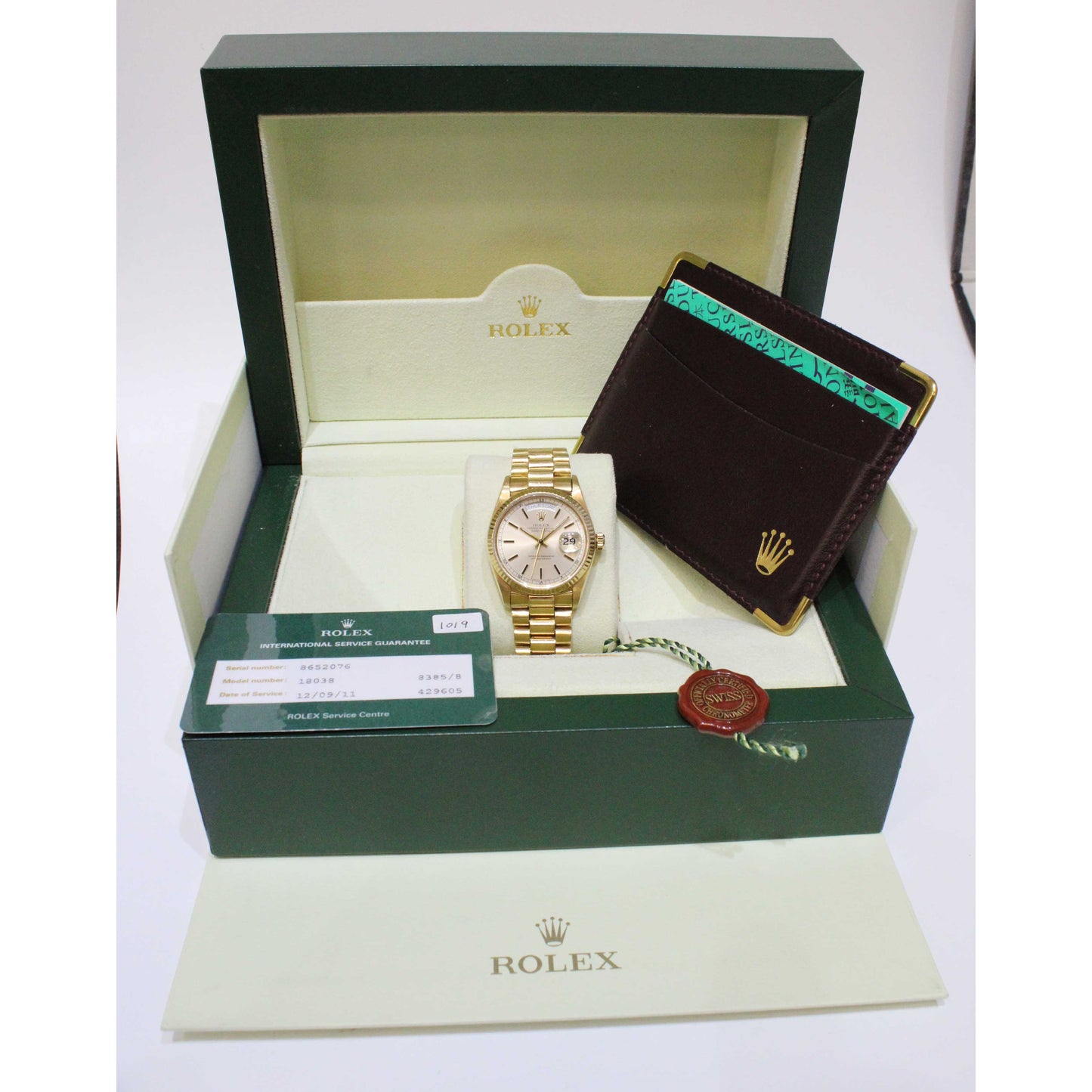 Men's Gold Day-Date 18038