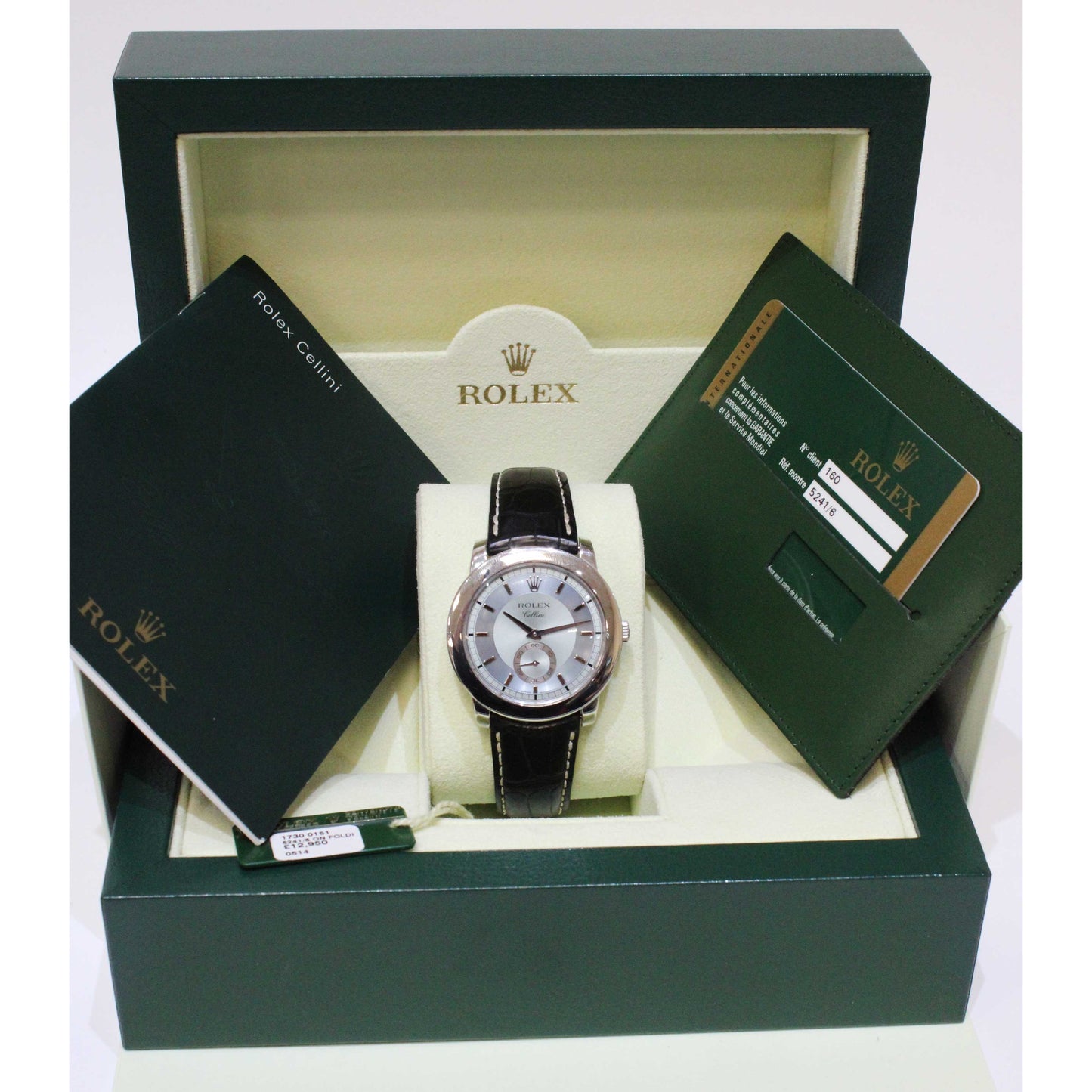 Mens Platinum Cellini 524116