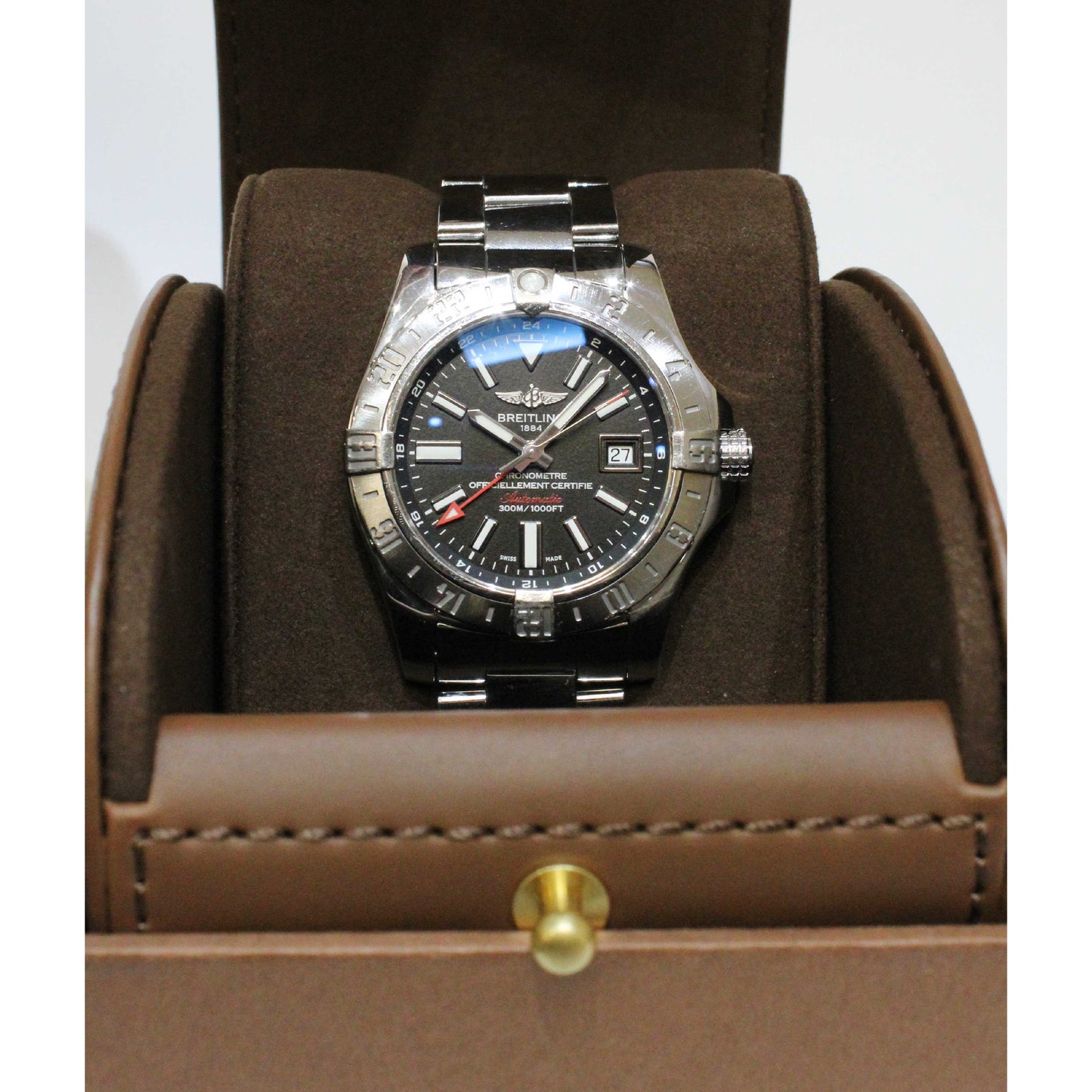 Men's Steel Avenger II GMT A32390
