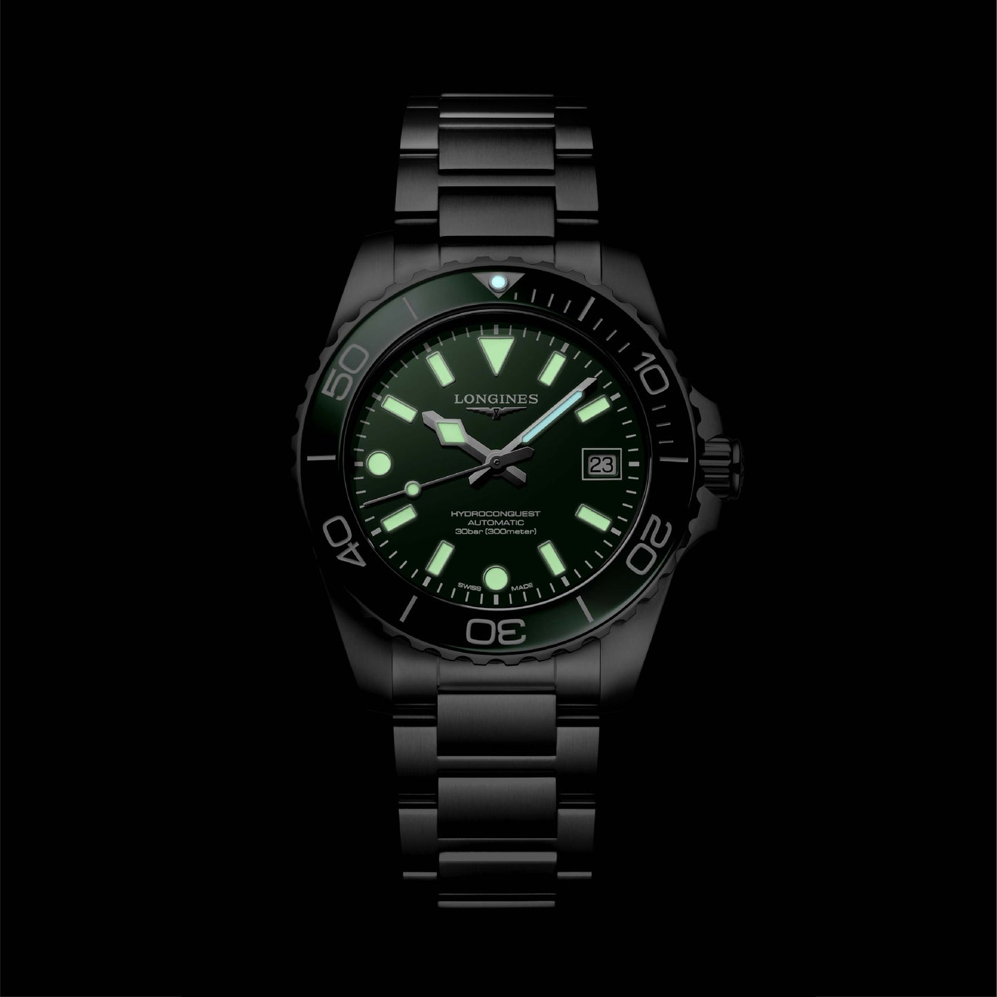 Longines HydroConquest 39mm Green