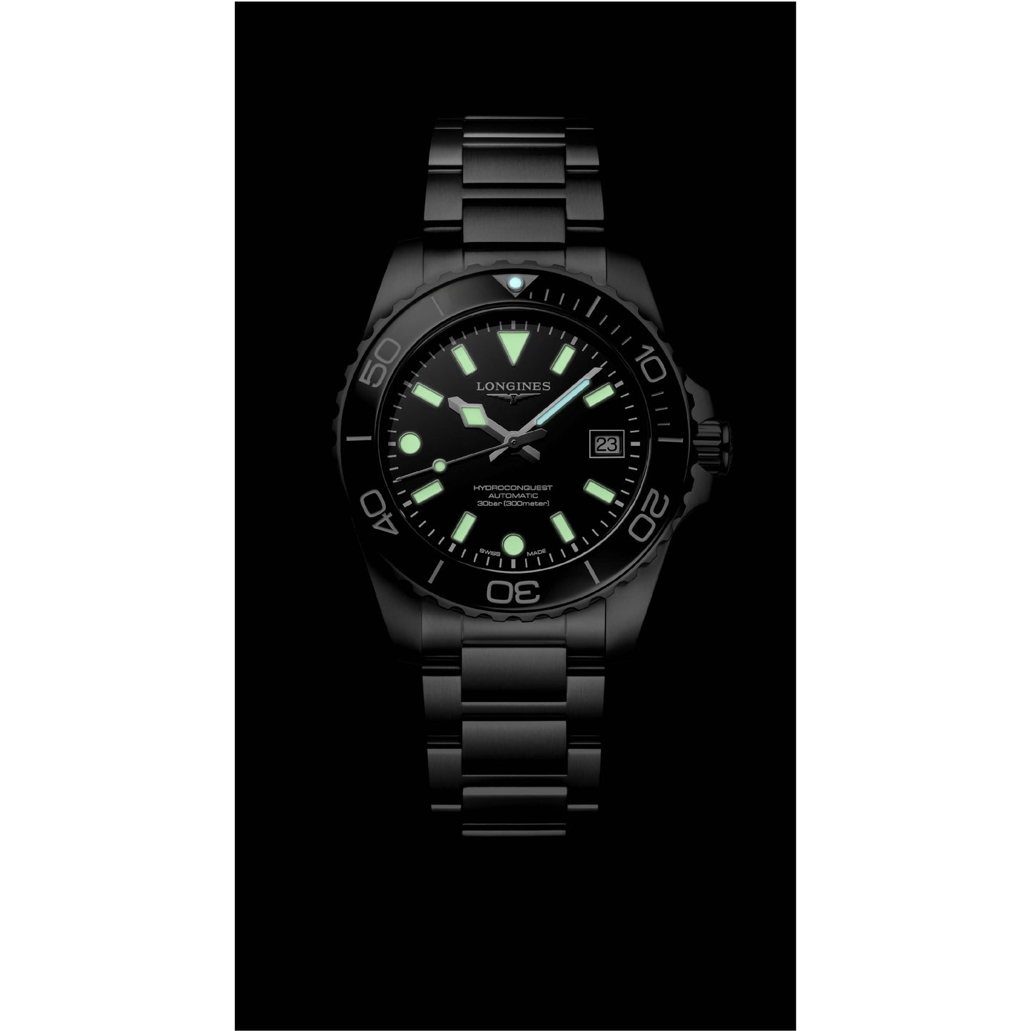 Longines HydroConquest 39mm Black