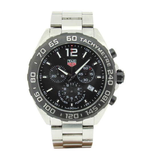 Mens Steel Formula 1 Chrono CAZ1010