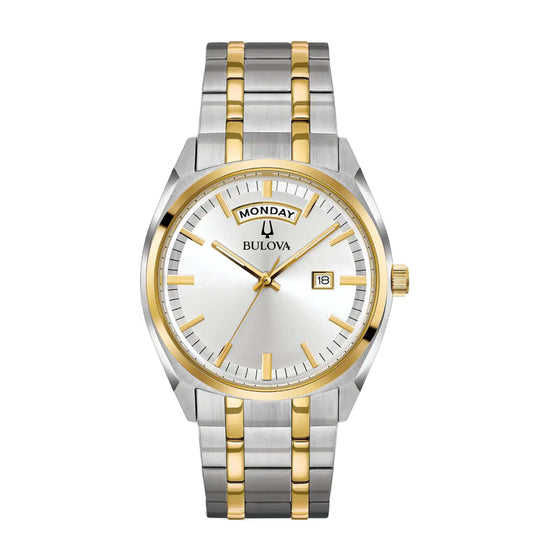 Men's Classic Two Tone Steel Bracelet Watch