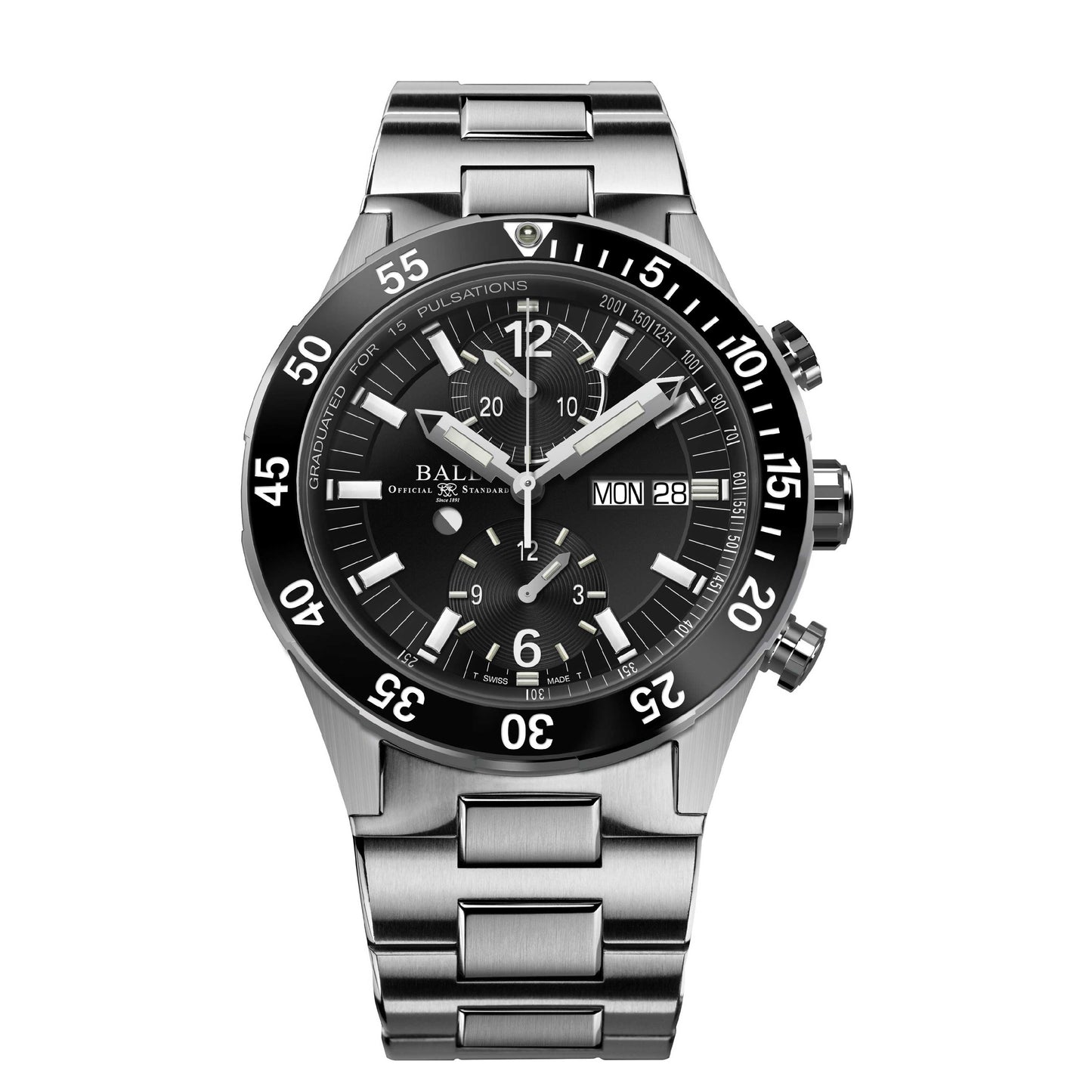Ball Roadmaster Rescue Chronograph Black