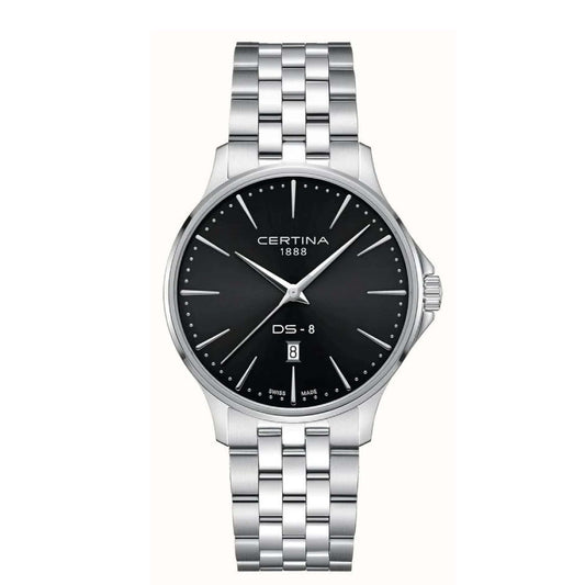 Certina DS-8 Gents 40mm Black Dial