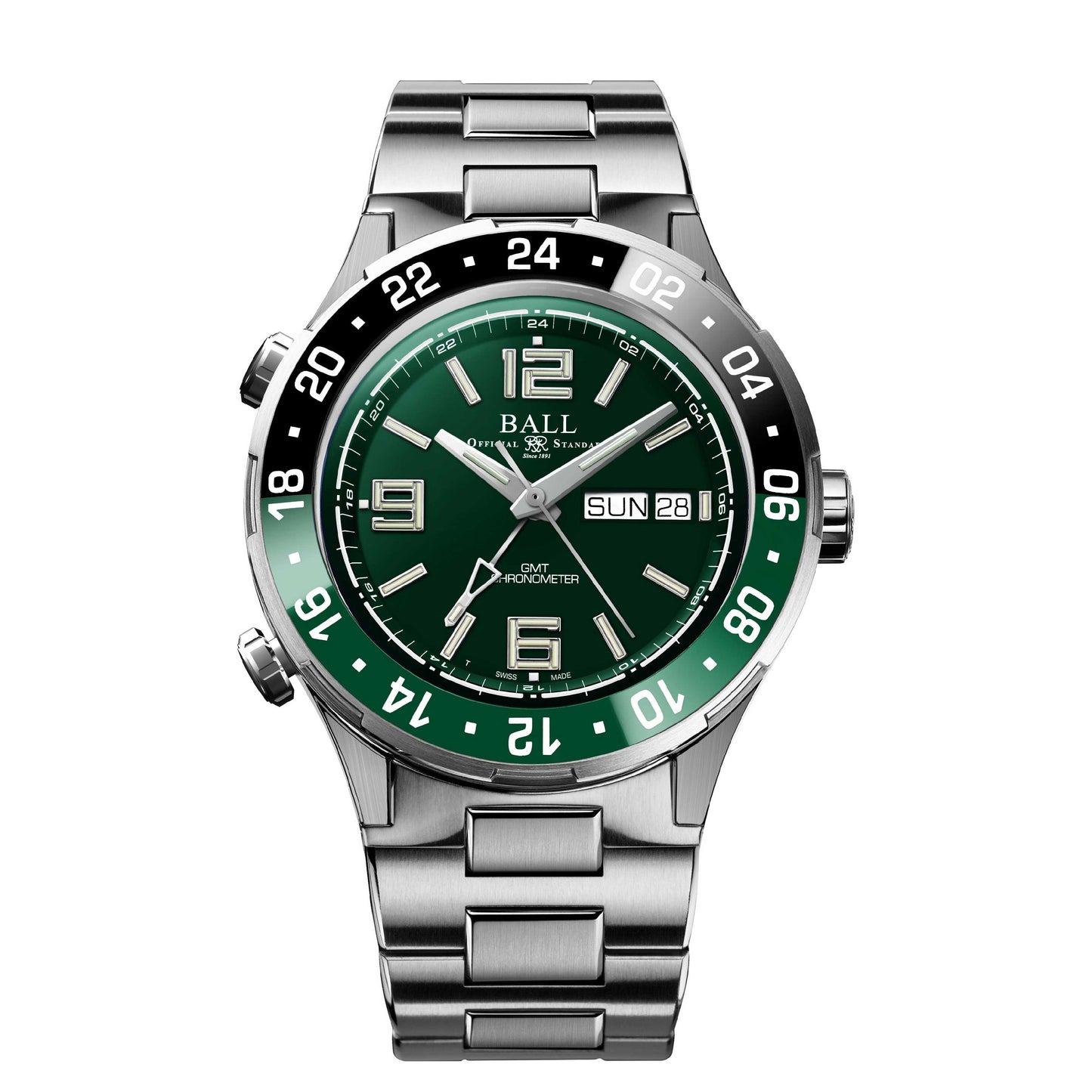 Ball Roadmaster Marine GMT Green
