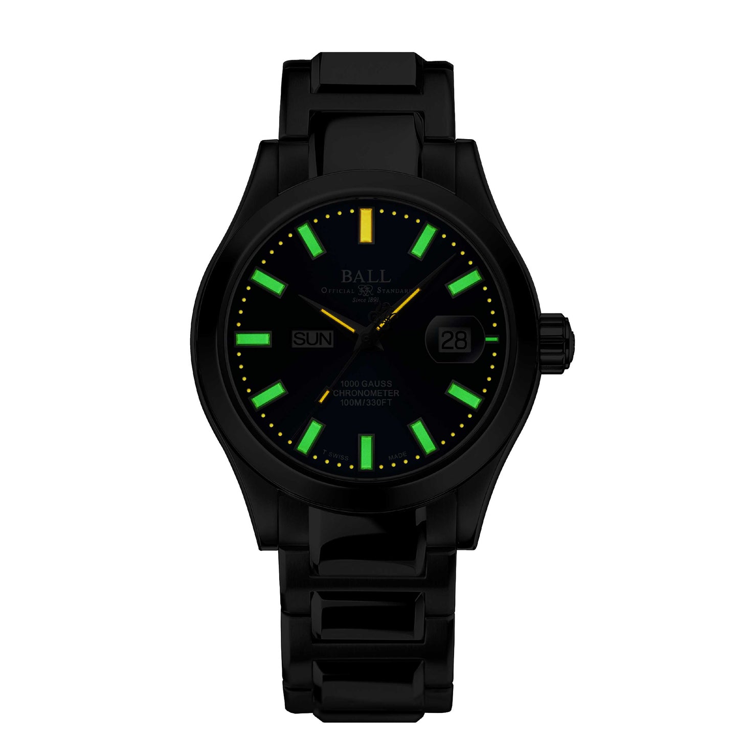 Ball Engineer III Marvelight Chronometer Day/Date Black