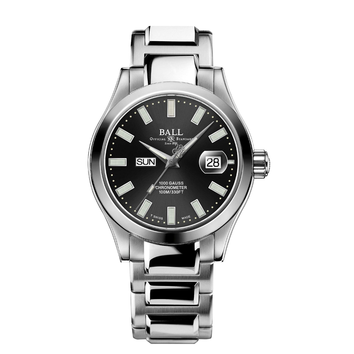 Ball Engineer III Marvelight Chronometer Day/Date Black
