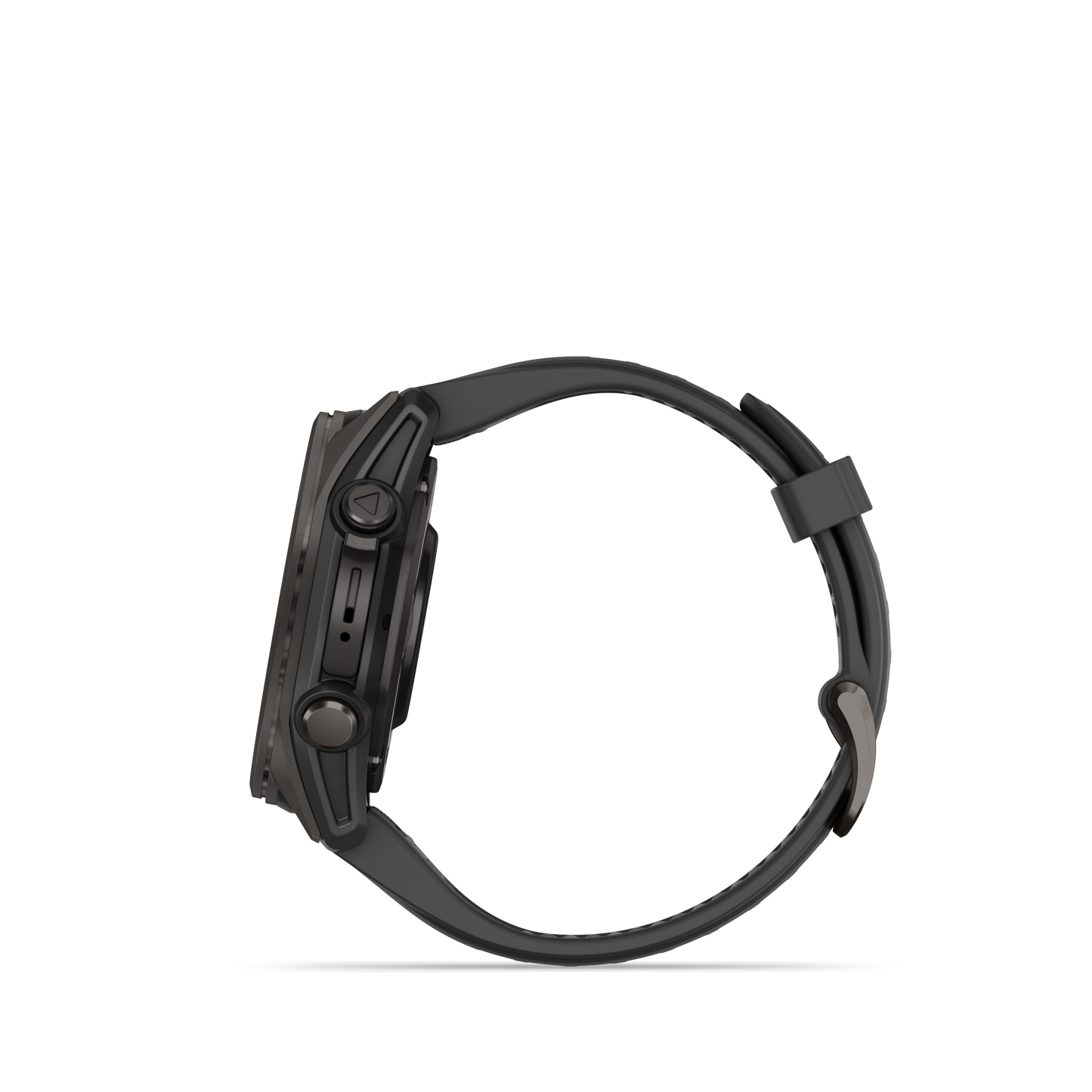 Garmin Fenix 8 43mm AMOLED Sapphire Carbon Grey DLC Titanium Black Silicone Band