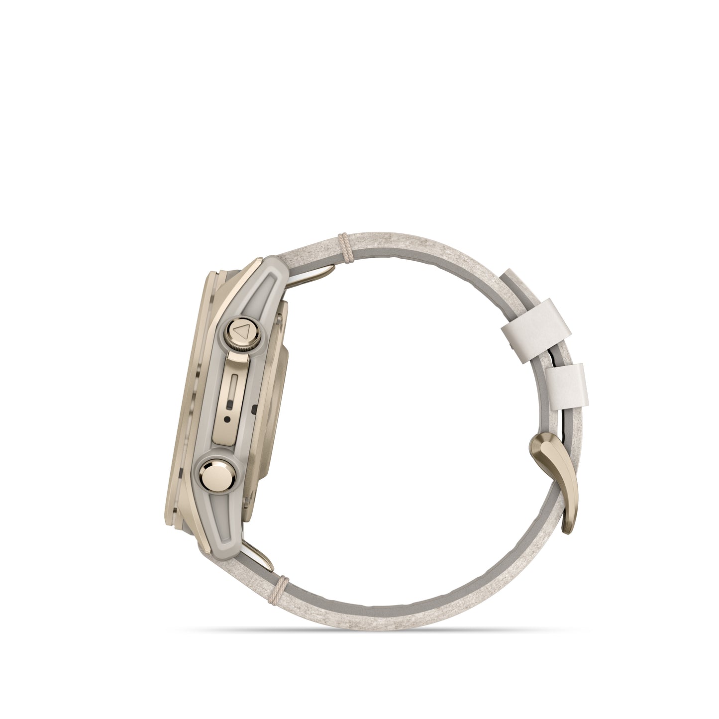 Garmin Fenix 8 43mm AMOLED Sapphire Soft Gold Limestone Leather Band