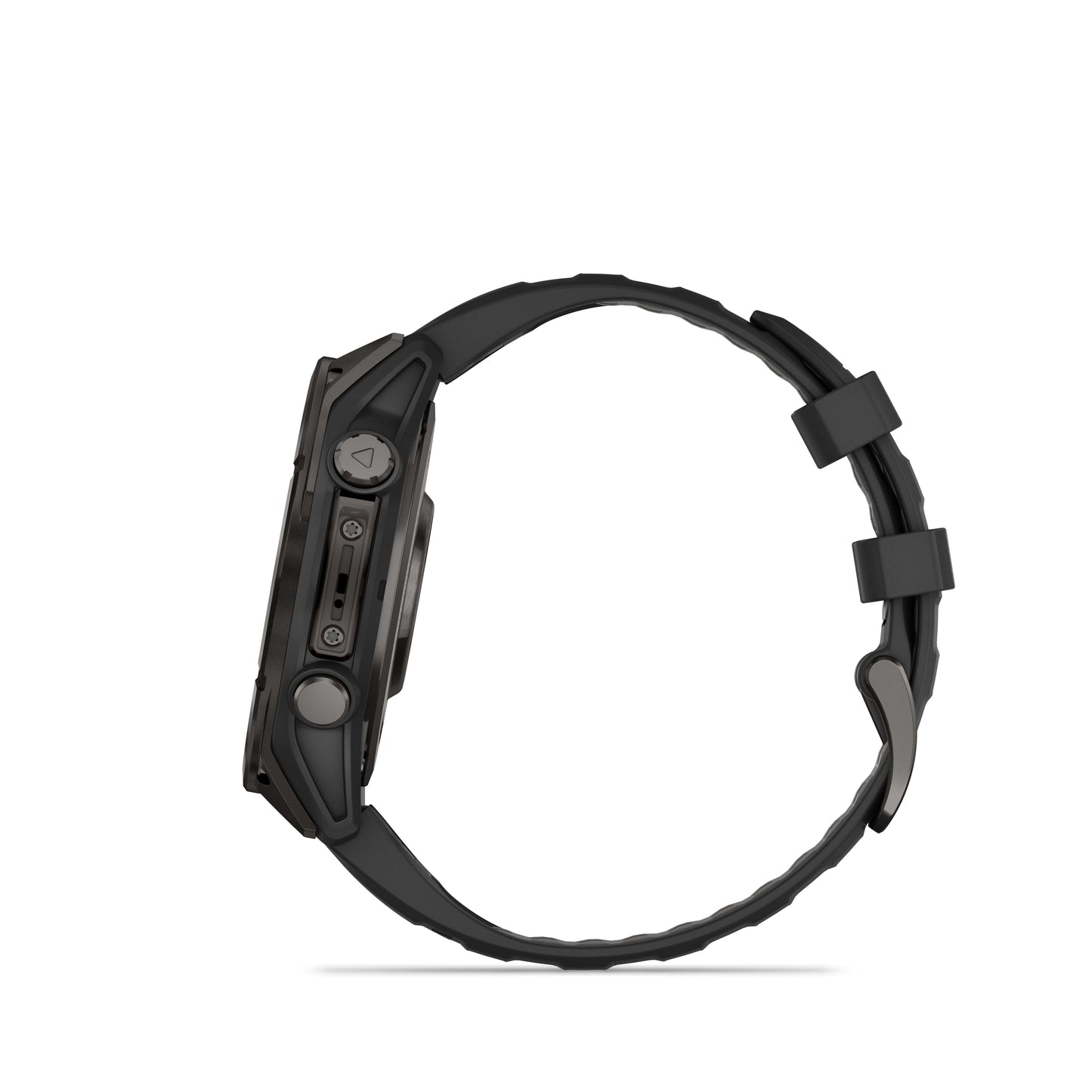 Garmin Fenix 8 47mm AMOLED Sapphire Carbon Grey DLC Titanium Black Silicone Band