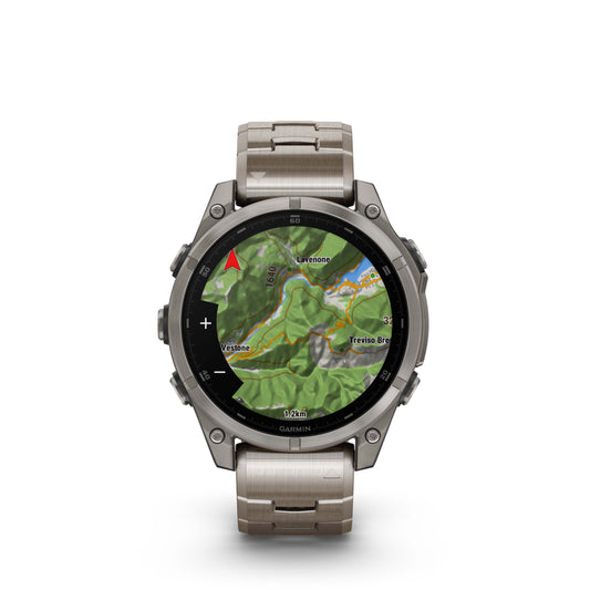 Garmin Fenix 8 47mm AMOLED Sapphire Titanium Vented Titanium Bracelet