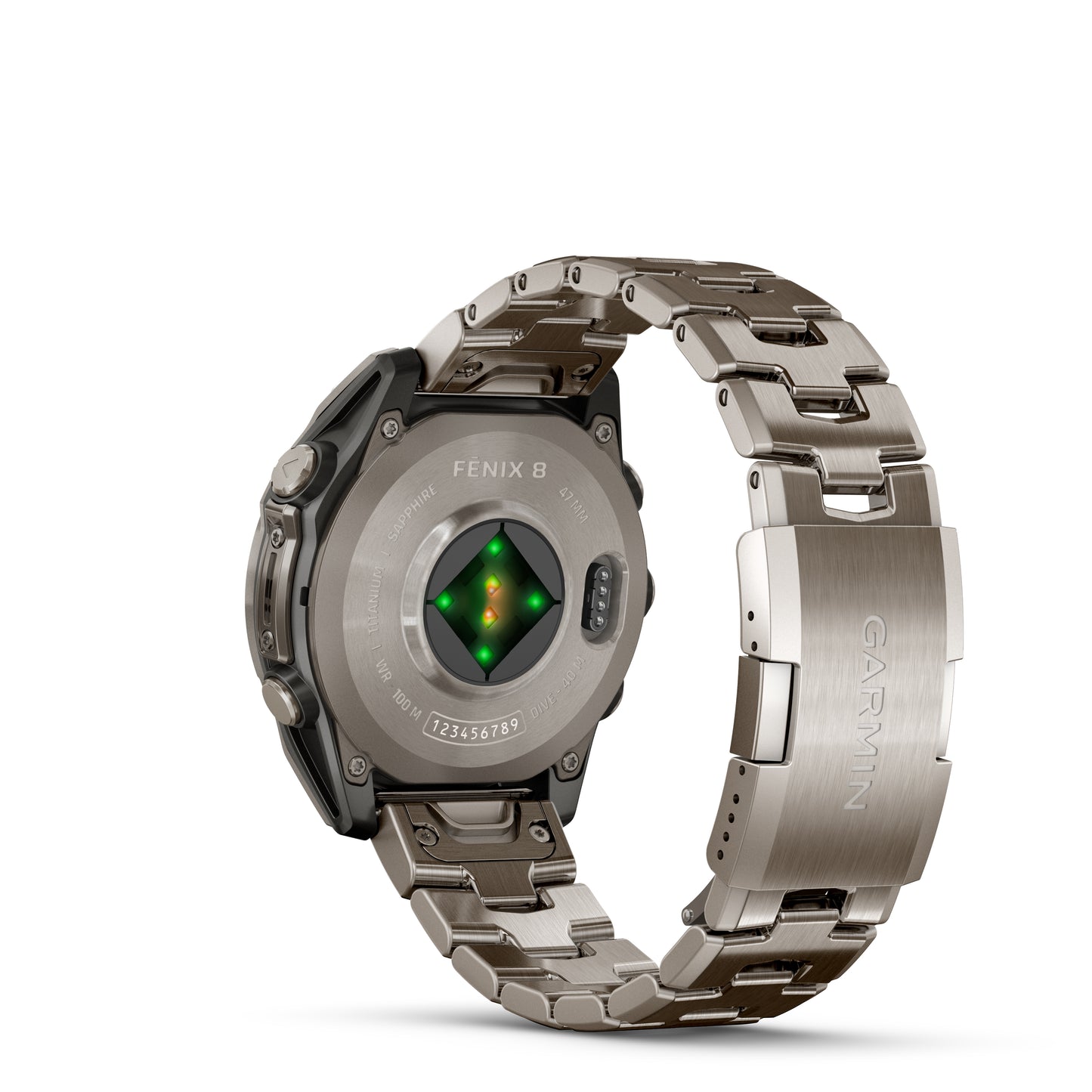 Garmin Fenix 8 47mm AMOLED Sapphire Titanium Vented Titanium Bracelet