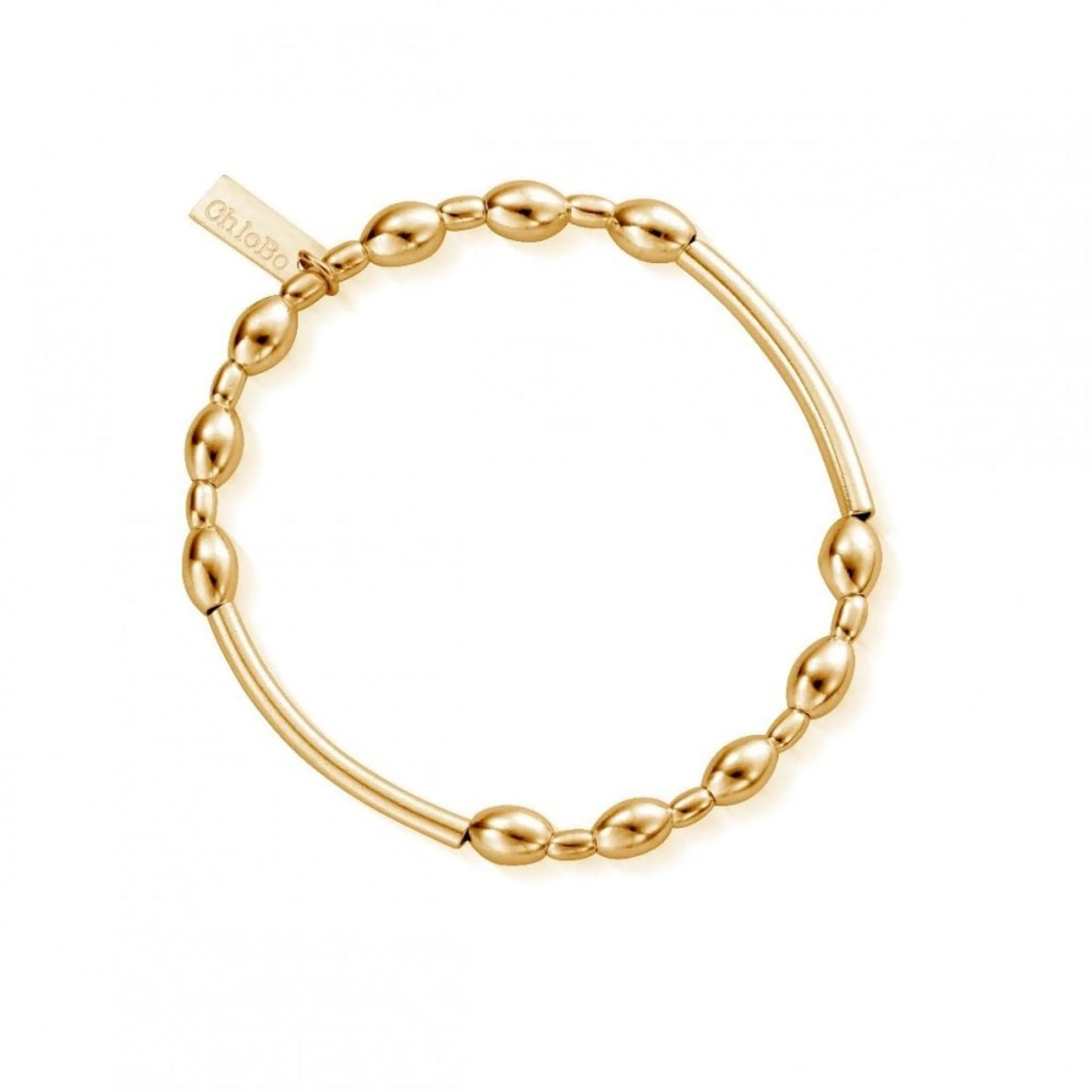 Gold Plated Noodle Rice Bracelet