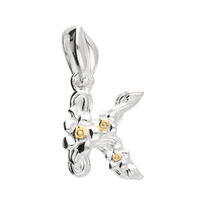 Sterling Silver K Pendant
