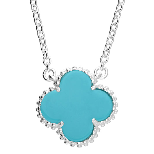 CME Silver Turquoise Clover