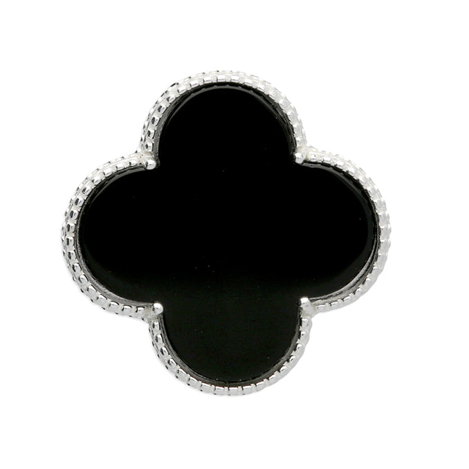Sterling Silver Only Quatrefoil Pendant