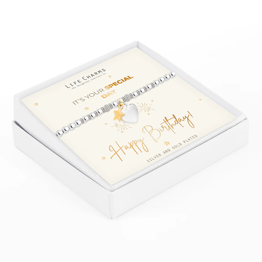 Happy Birthday Life Charms Bracelet