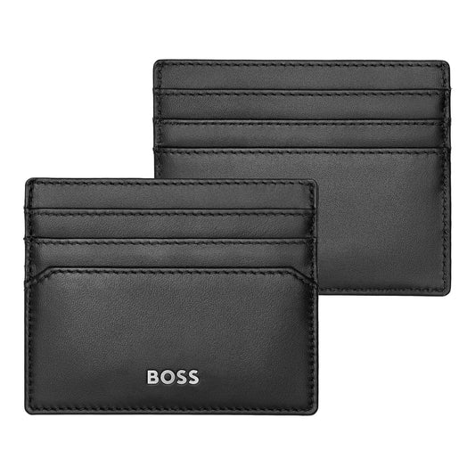 Classic Card Holder in Smooth Black
