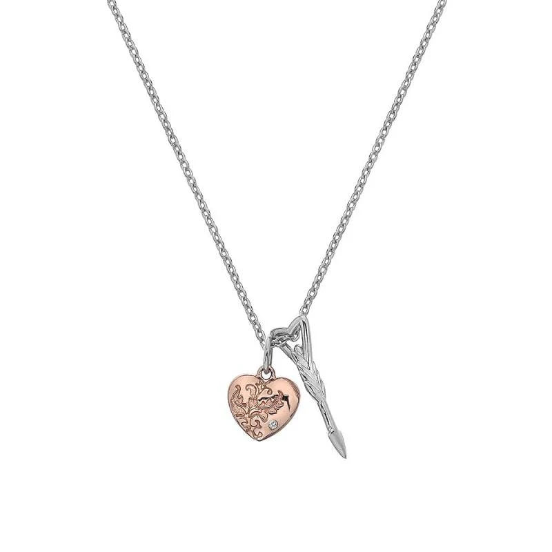 Sterling Silver Rose Gold Plated Pendant