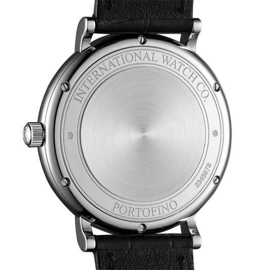 Portofino 40mm Leather Strap Watch