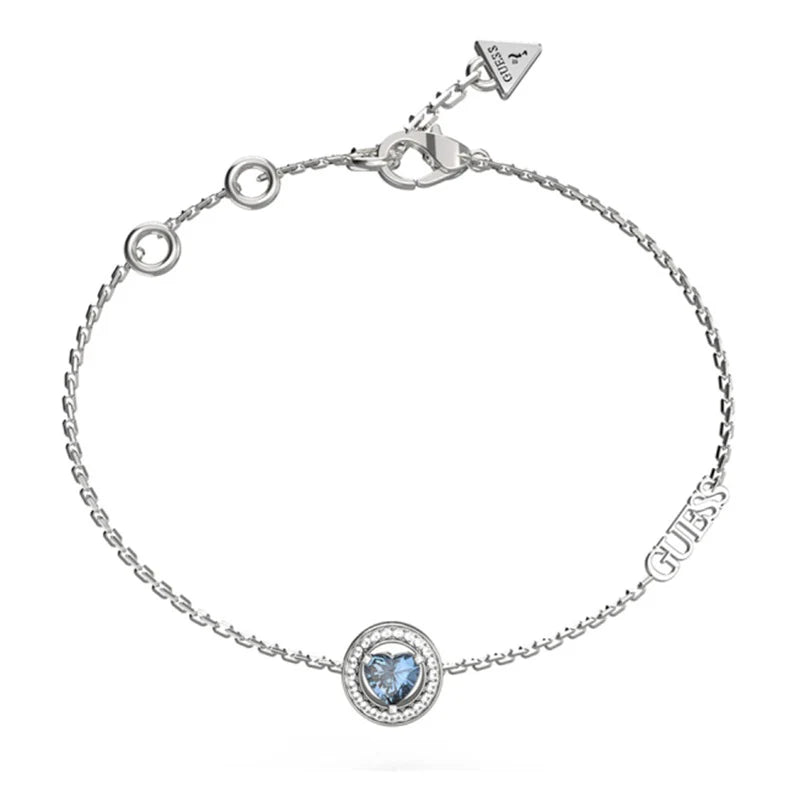 Guess Solitaire Heart Bracelet